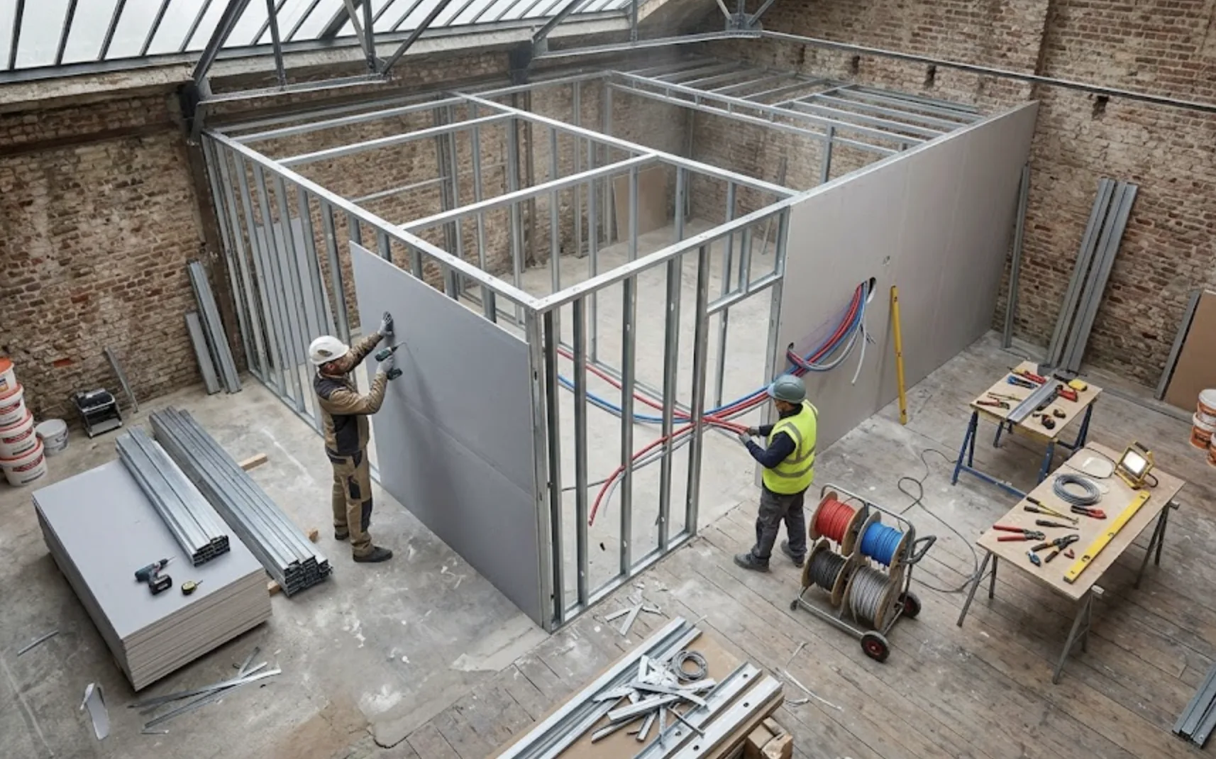 Planification d'un chantier de rénovation hybride artisan et bricoleur