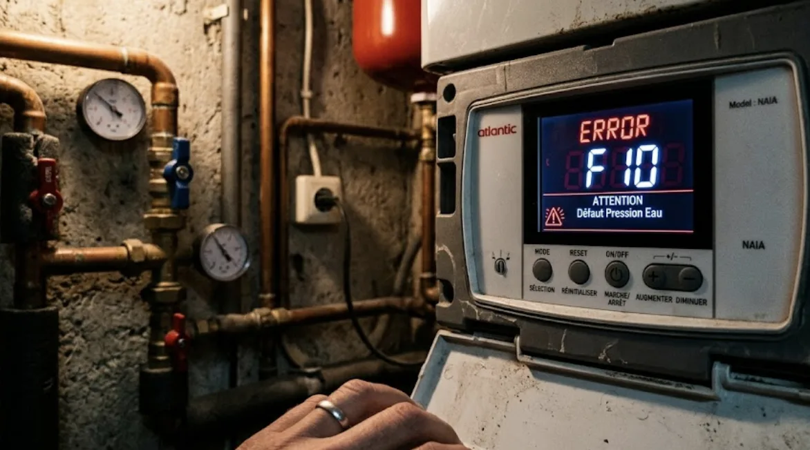 Erreur SP1 ou SP2 chaudière Chaffoteaux : signification, reset et solutions