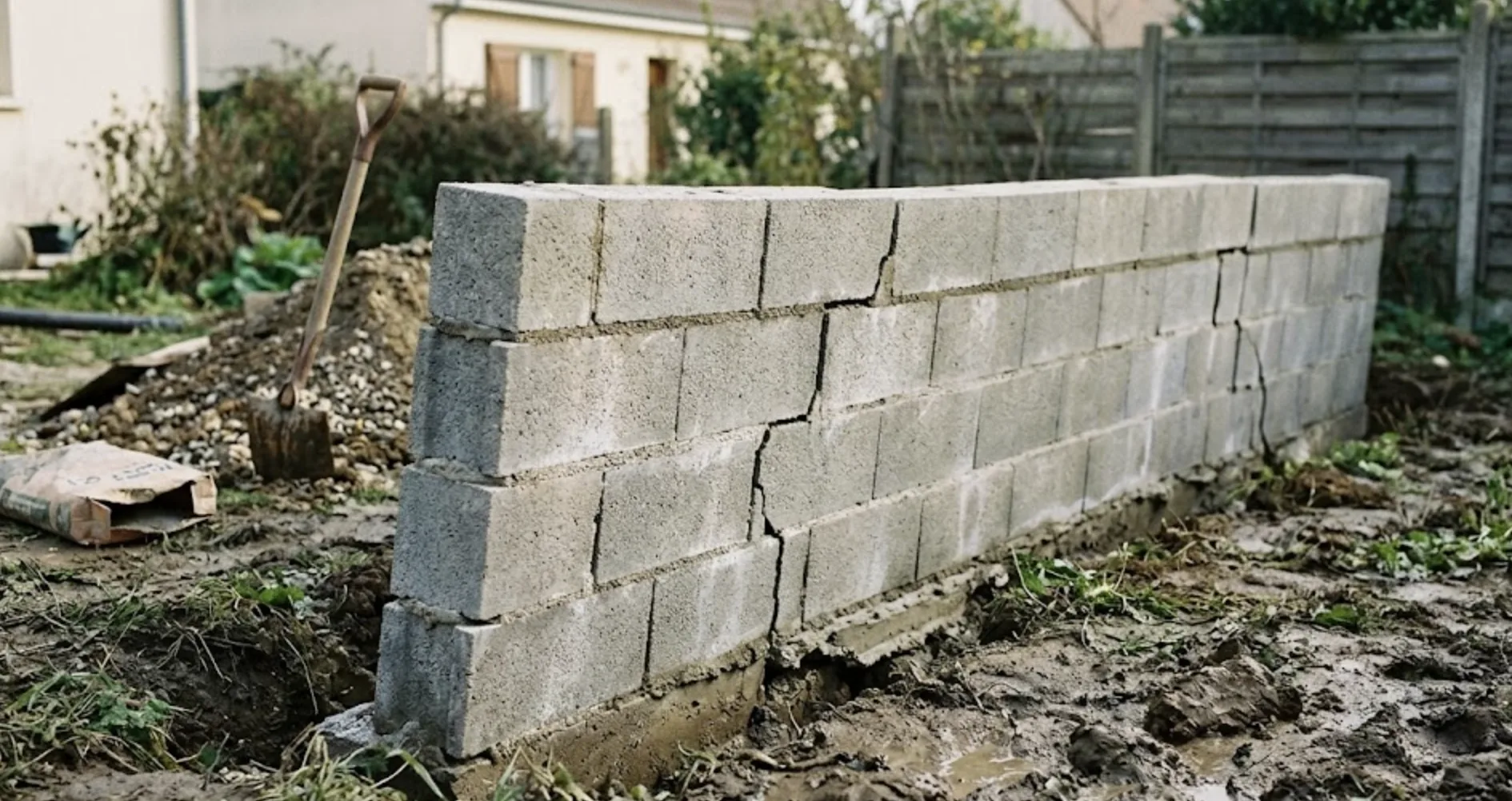 Fondation pour muret de 60 cm : guide complet