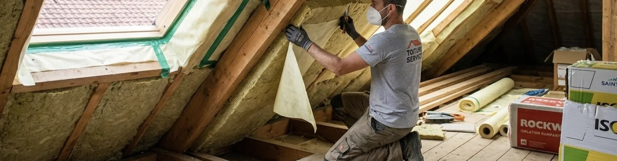 Isolation sous rampants de toiture : Prix au m², Épaisseurs et Aides 2026
