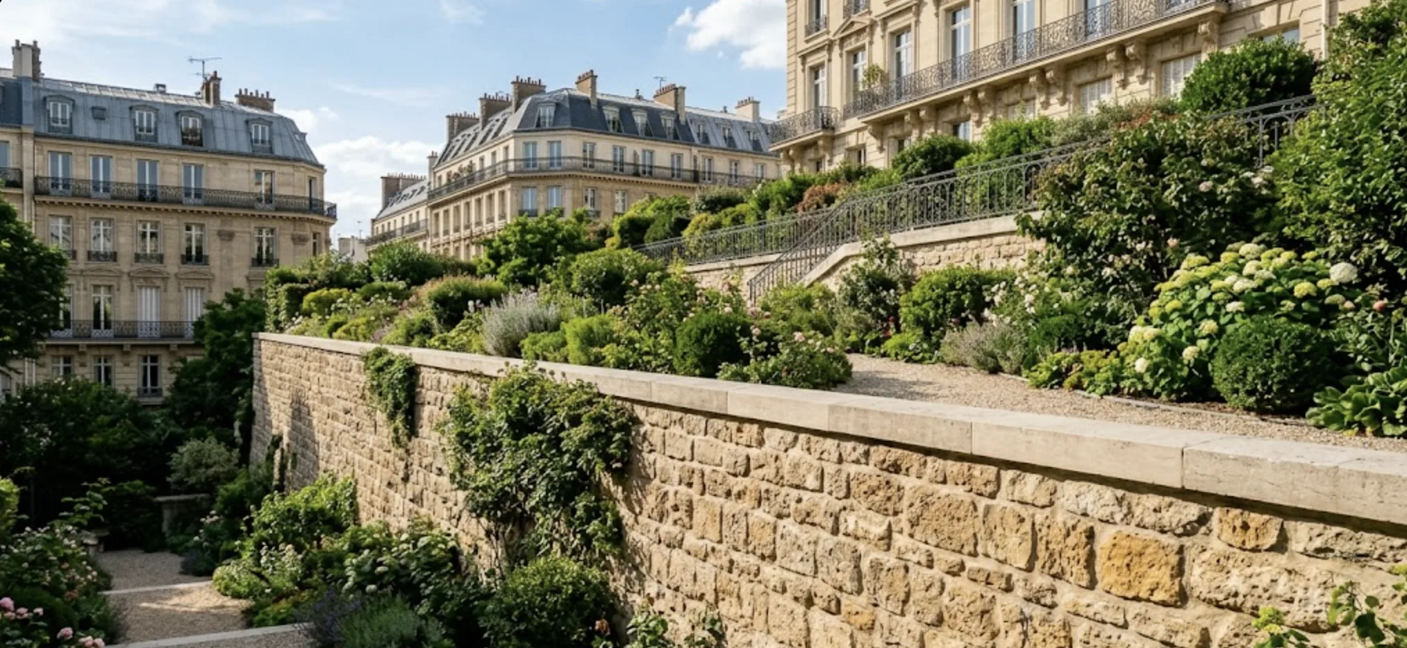 Mur poids en pierre à Paris : guide technique et patrimonial
