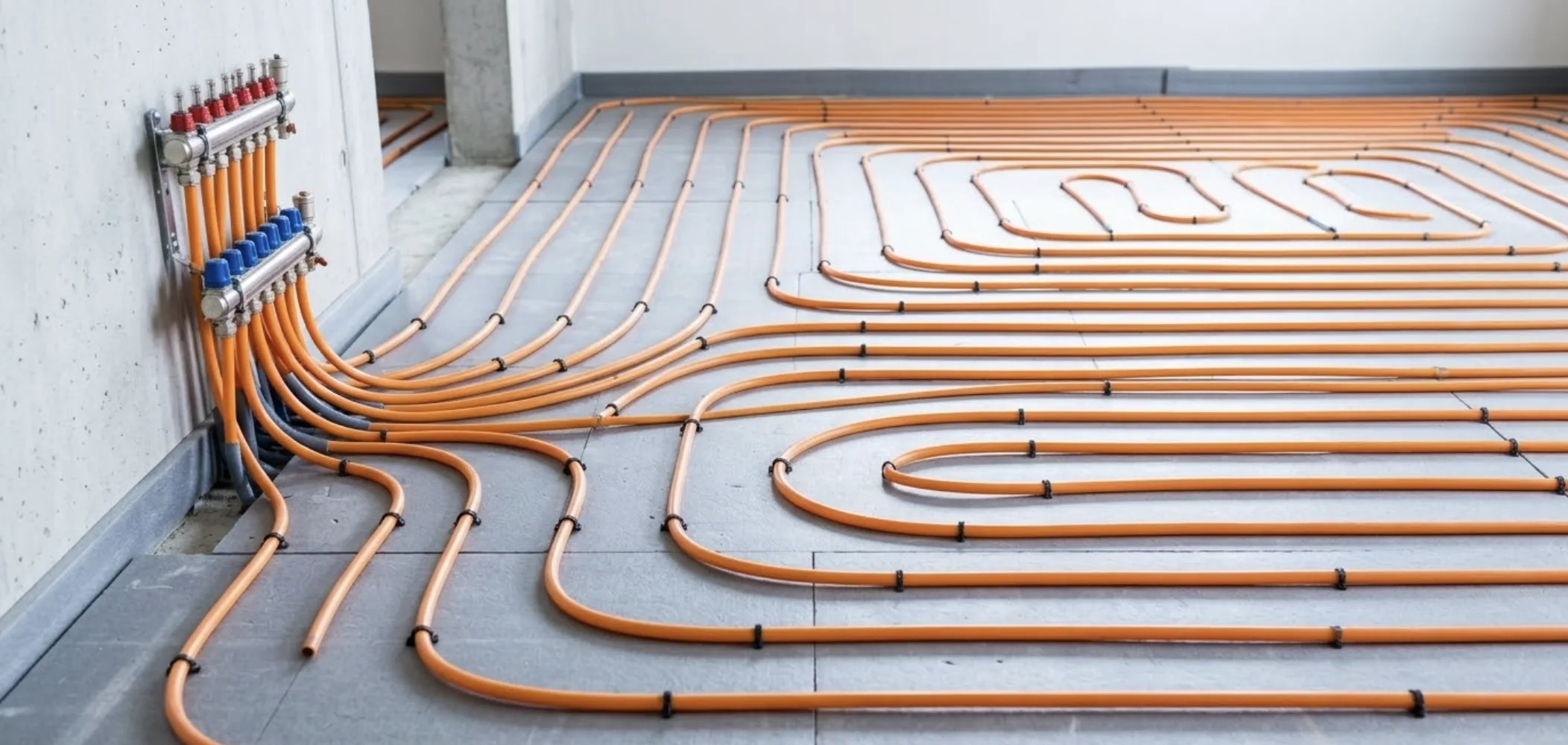 Radiateur à eau basse température design en aluminium couplé à la thermie de la pompe chaleur air eau