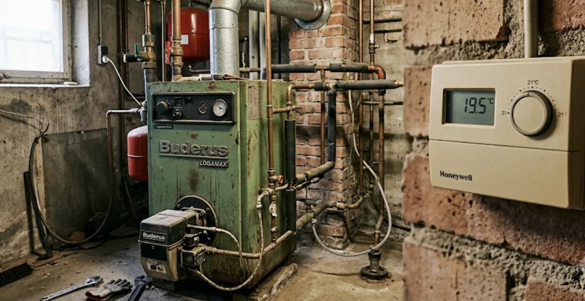 Réglage chaudière Buderus G115 : températures, thermostat et été/hiver