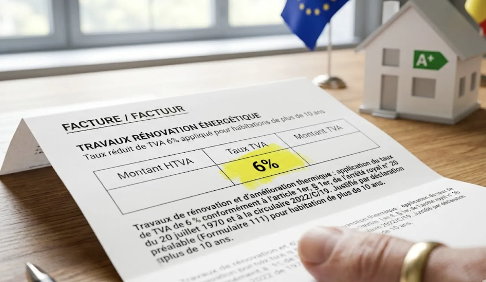 Primes régionales et TVA réduite pour les travaux de rénovation en Belgique